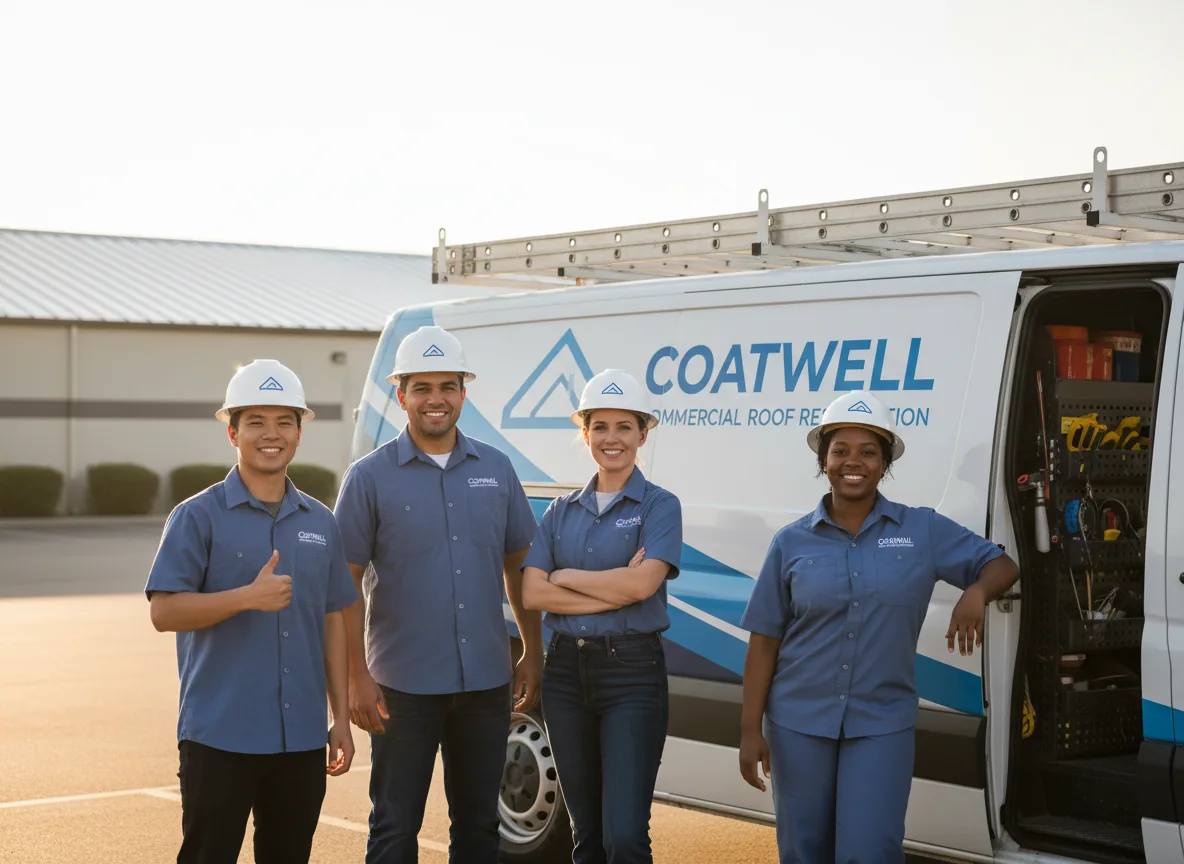 Commercial roof coating company in Manderson, SD